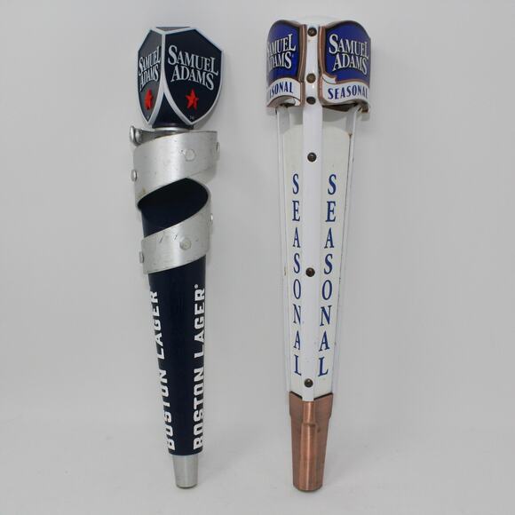 2 Samuel Adams Beer Tap Handles Boston Lager • Seasonal 13" Tall - Picture 2 of 6